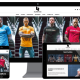 This is an image showing how island race clothing website looks across different responsive devices.